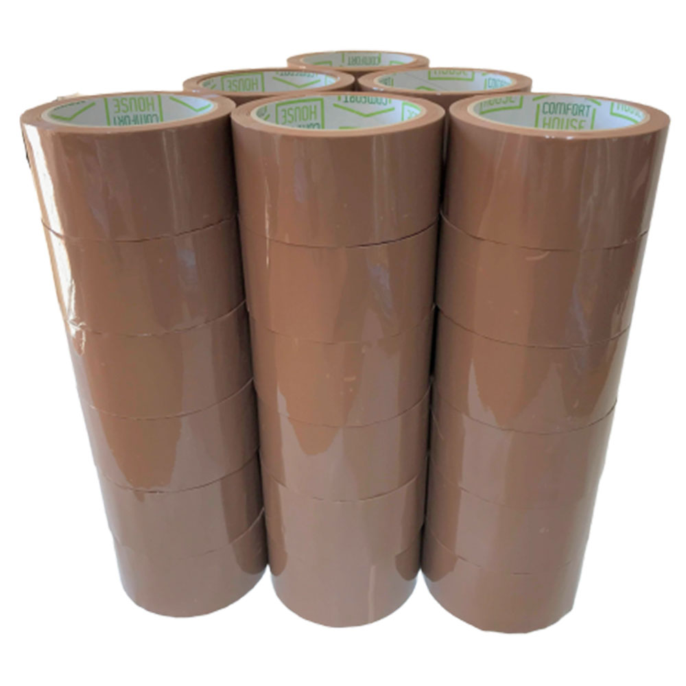 ProTech Cinta de embalaje de papel kraft marrón; cinta engomada de uso  general para embalaje, envío y sellado; adhesivo fuerte para sellar cajas  de