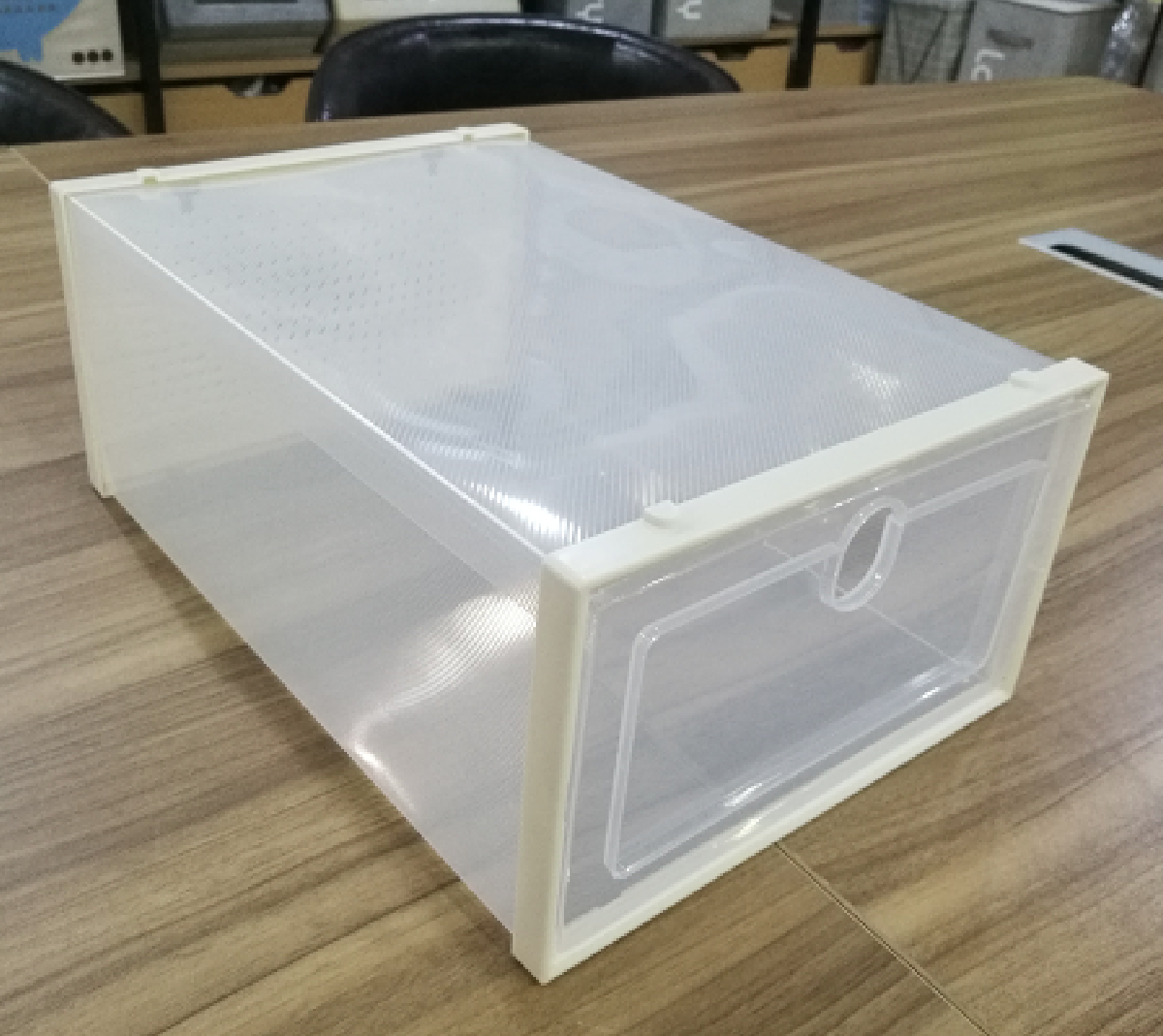 20/24 cajas de zapatos transparentes apilables almacenamiento de zapatos caja caja caja caja de zapatos plegable 