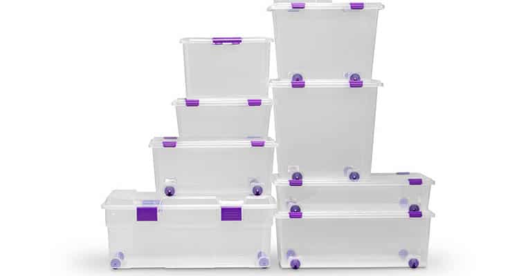 cajas de plástico para almacenaje - diferentes modelos