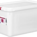 COM-FORT HOUSE - Tupper de plástico hermético rectangular. Tartera para  comida reutilizable con tapa, apto para microondas, lavavajillas y  congelador.