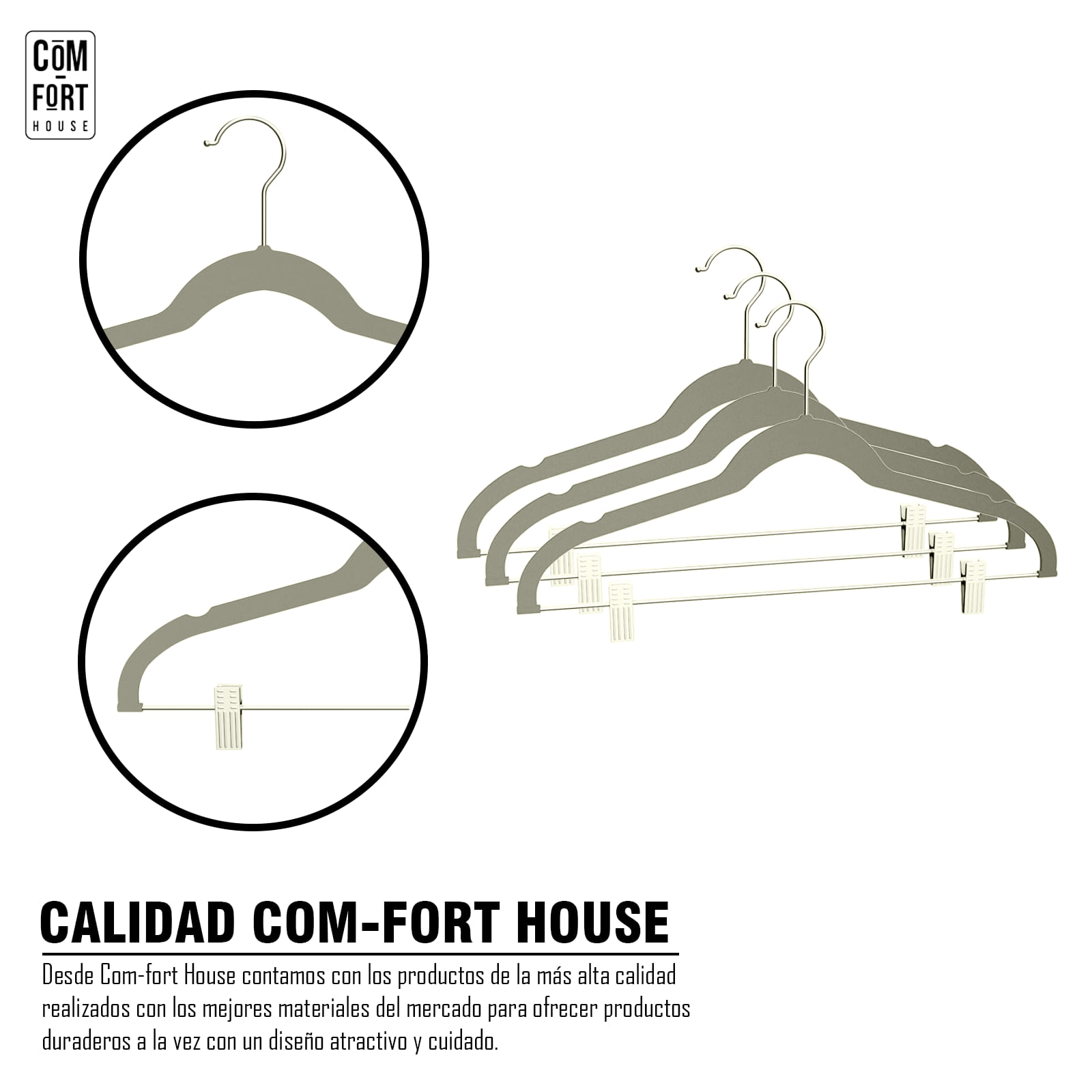 Perchas De Pinzas SONGICS Paquete De 30 Perchas Para Pantalones