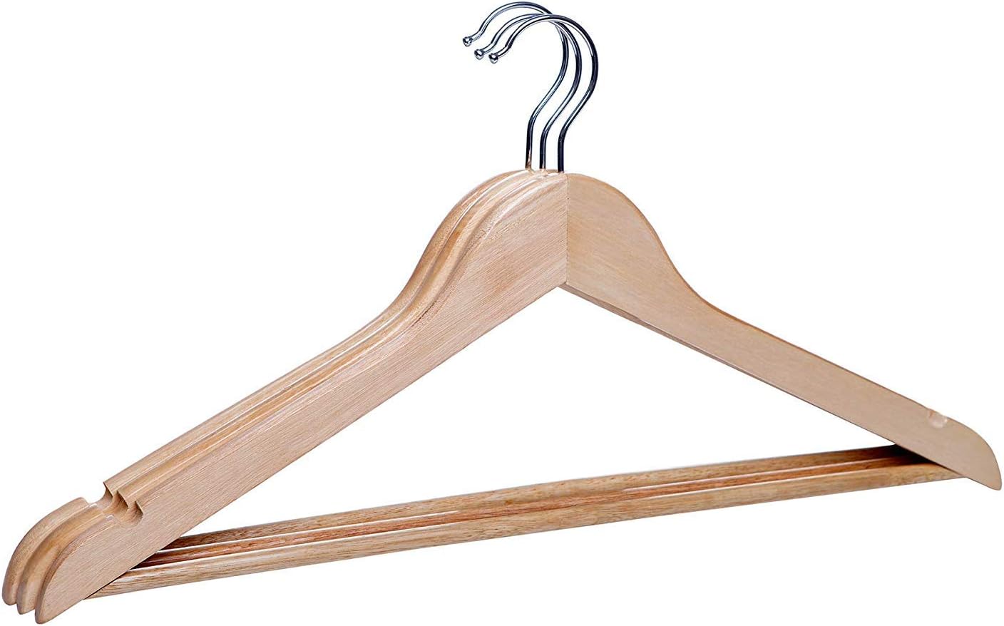 Perchas Infantiles Colgadores De Ropa Pack 40 Perchas De Madera